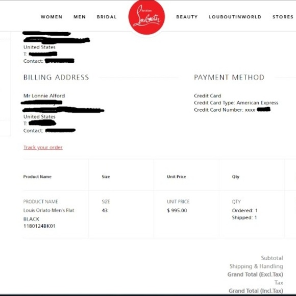 Christian Louboutin Orlato Flat Crst Black - Picture 8 of 8